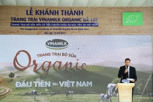 Vinamilk đánh dấu Việt Nam trên bản đồ Organic thế giới