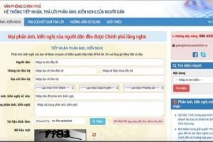 Phản ánh, kiến nghị của người dân sẽ được Chính phủ tiếp nhận, trả lời