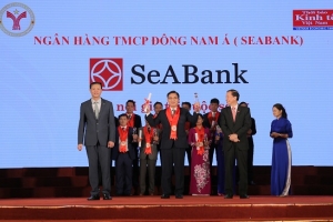 SeaBank lần thứ 8 liên tiếp nhận giải thưởng "Thương hiệu mạnh Việt Nam"
