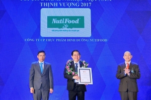 Nutifood đứng trong top 10 DN Việt Nam Thịnh vượng