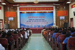 Gia Lai: Phát động Tháng hành động An toàn vệ sinh lao động năm 2017