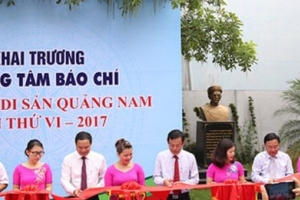 Quảng Nam: Khai trương trung tâm báo chí phục vụ Festival di sản Quảng Nam 2017