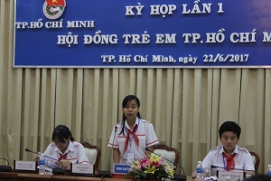 Lần đầu tiên tổ chức kỳ họp Hội đồng trẻ em