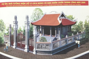Hải phòng: Phát động ủng hộ xây dựng Nhà tưởng niệm Liệt sỹ cách mạng