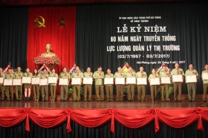 Hải Phòng: Kỷ niệm 60 năm ngày truyền thống lực lượng quản lý thị trường