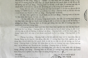 Xã Quang Hưng (An Lão, Hải Phòng): 23 trường hợp làm giả hồ sơ chế độ người có công