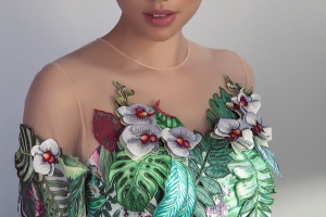 Phạm Hương hóa “nàng thơ” trong BST mới của NTK Công Trí