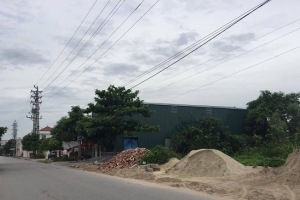 Hải Dương: Công trình không phép lấn chiếm dự án khu dân cư
