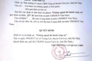 Hà Tĩnh: Khởi tố vụ xe container kéo lê CSGT hàng trăm mét