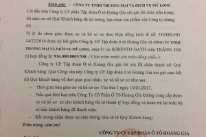 Kia Hà Đông nợ kéo dài Thaco Trường Hải và khách hàng