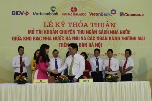 BIDV và Kho bạc Nhà nước ký kết Thỏa thuận phối hợp thu ngân sách nhà nước