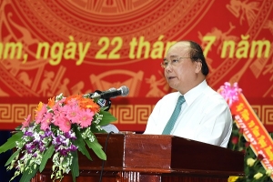 Thủ tướng dự Hội nghị biểu dương người có công với cách mạng tại Quảng Nam
