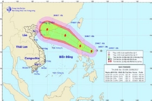 Lại xuất hiện bão gần Biển Đông có tên quốc tế Pakhar