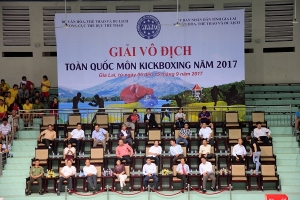 Khai mạc Giải Vô địch toàn quốc môn Kick Boxing năm 2017