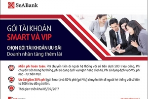 SeaBank ra mắt gói sản phẩm Smart và VIP dành cho doanh nghiệp