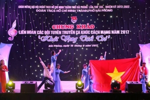 Hải Phòng: Liên hoan các đội tuyên truyền ca khúc cách mạng năm 2017