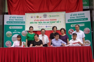 Hà Nội: Khai trương siêu thị Bữa ăn an toàn số 1