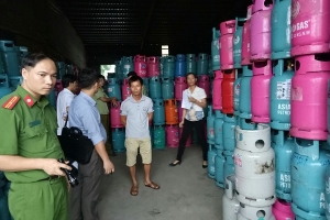 Hưng Yên: Gần 29 nghìn vỏ bình gas bị chiếm giữ trái phép