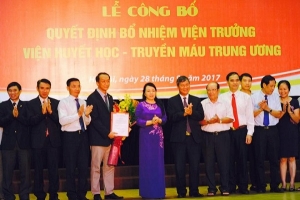 Bộ Y tế bổ nhiệm Giám đốc Viện Huyết học và Truyền máu Trung ương