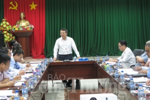 Thứ trưởng Hoàng Quốc Vượng yêu cầu các nhà thầu đẩy nhanh tiến độ Dự án Long Phú 1