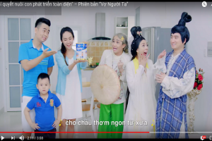 Quảng cáo Vinamilk được yêu thích nhất bản xếp hạng youtube khu vực Châu Á Thái Bình Dương