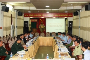Tổ công tác Ban chỉ đạo 389 quốc gia làm việc với Ban chỉ đạo 389 tỉnh Hà Tĩnh