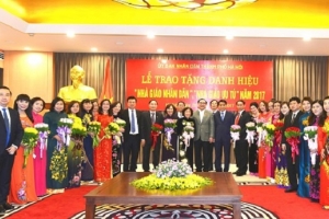 Hà Nội: Trao tặng danh hiệu Nhà giáo Nhân dân, Nhà giáo ưu tú