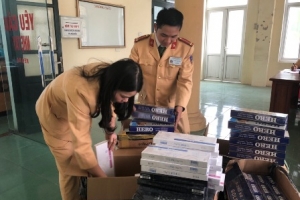Thanh Hóa: Bắt giữ hơn 3.600 bao thuốc lá không giấy tờ hợp lệ