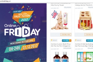 Khuyến mãi hấp dẫn tại Online Friday 2017