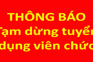 Huế: Tạm ngưng tuyển dụng viên chức