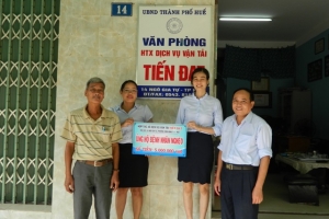 Hợp tác xã Dịch vụ vận tải Tiến Đạt (Huế) hoạt động nghĩa tình