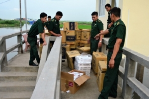 An Giang: Thu giữ 16.450 bao thuốc lá ngoại nhập lậu
