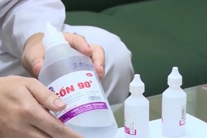 Tăng cường xử lý vi phạm sản xuất, kinh doanh mặt hàng cồn y tế