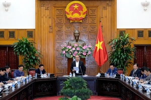 Thủ tướng Nguyễn Xuân Phúc chủ trì cuộc họp về xây dựng kết cấu hạ tầng đồng bộ