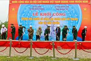 Quảng Trị: Xây dựng Tượng đài Chiến sỹ Công an bảo vệ giới tuyến