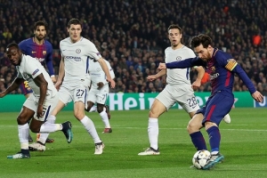 Messi lập cú đúp, Bacra nhấn chìm Chelsea tại Nou Camp
