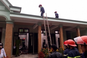 Quảng Trị: “Bà hỏa” ghé thăm, một căn nhà bị thiêu rụi