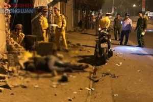 Hà Nam: Hai thanh niên tử vong khi đâm trực diện xe vào tường nhà dân