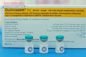 Việt Nam ngưng sử dụng vắc xin 5 trong 1 Quinvaxem