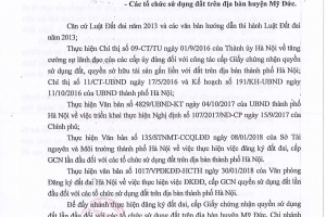 Văn phòng ĐKĐĐ huyện Mỹ Đức (Hà Nội): PGĐ có “lạm quyền” khi ban hành văn bản?