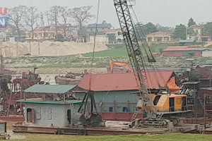 Phú Thọ: Công ty Tự Lập chưa hoàn thiện các điều kiện đã rầm rộ khai thác cát?