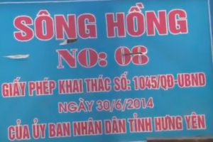 Xã Đại Tập (Hưng Yên): Khai thác cát gây sạt lở nghiêm trọng bao giờ mới giải quyết?