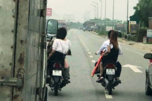 Nghệ An: Đề nghị xử lý nhóm thanh niên chặn xe ô tô trên QL1A