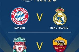 Bốc thăm bán kết Cup C1: Đại chiến đầy duyên nợ giữa Real Madrid và Bayern Munich
