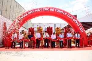 Khánh thành Nhà máy sản xuất cọc bê tông ly tâm Đồng Tâm