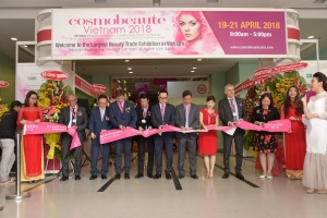 Khai mạc triển lãm quốc tế Cosmobeauté Vietnam 2018