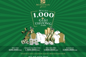 1.000 giải thưởng trong ngày kỷ niệm BRG Kings Island Golf Resort tròn 25 tuổi