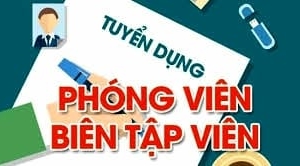 Tuyển Phóng viên, Biên tập viên báo điện tử