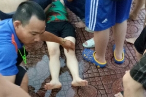 Nghệ An: Bể bơi rò rỉ điện, một phụ nữ bất tỉnh khi đang tắm