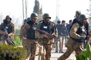 Pakistan tiêu diệt 5 đối tượng đang thực hiện vụ tấn công liều chết